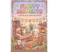Fluffy Moments - Livre de Coloriage Kawaii Cosy et Mignon