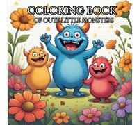 Fluffy Monster Fun: A Cute and Silly Coloring Book for Kids: Over 50 Adorable Monsters to Color - Perfect for Creativity, Laughter, and Imagination!