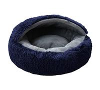 Fluffy Plush Cat Bed - Super Soft Dog Nesting Sofa, Cozy Pet Cave Cushion for Medium and Small Dogs and Cats, Comfortable Sleep Spot for Pets