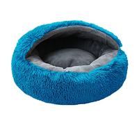 Fluffy Plush Cat Bed, Thick Soft Cozy Dog Nesting Sofa, Luxury Super Soft Pet Cave Cushion for Medium and Small Dogs and Cats, Comfortable Sleep Spot for Pets