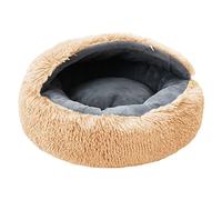 Fluffy Plush Cat Bed, Thick Soft Cozy Dog Nesting Sofa, Luxury Super Soft Pet Cave Cushion for Medium and Small Dogs and Cats, Comfortable Sleep Spot for Pets