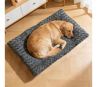 Fluffy Plush Pet Bed for Dogs and Cats, Soft Flat Mattress, Cotton Fill, Self-Heating, XL 80 x 50 x 10cm/XXXL 110 x 70 x 10cm (XL 80 x 50 x 10cm)