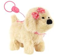 Fluffy Plush Walking Age 3+ & Talking Dog or Unicorn Toy Electronic Pet with Sounds (Dog)