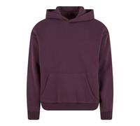 Fluffy Pullover Hoodie Build Your Brand Purple M