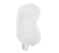 Fluffy Rabbit Eye Mask for Sleeping, Cute Plush Sleep Cover | White Cloth Plush Design, Portable Cozy Fit for Students, , Shift Worker Rest