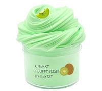 Fluffy Slime Kids DIY Green Butter Slime Kit, With Biscuit and Accessories for Fruit Mucus, Gift Girl Boy Toy,Cake Charms Contain Scented Putty