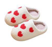 Fluffy Slippers for Girl boy Warm Cozy Plush Fuzzy Cushion Slip-on House Indoor and Outdoor