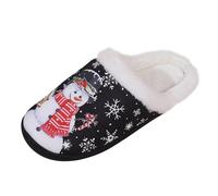 Fluffy Slippers for Women Memory Foam Slip-On Home Sliders Warm Plush Cozy Lightweight Anti-Slip Bedroom Shoe Funny Cartoon Design House Shoes for Indoor Outdoor Home Use In Autumn Winter