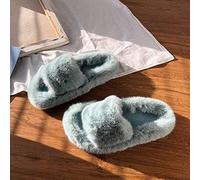 Fluffy Slippers Women,Plush Shoes Fabric Rubber Sole Super Fluffy Fur Trim Plush Non-slip Wear-resistant Sole Fashion Plush Flip-Flops Holiday Beach Casual Wear for Indoor Outdoor Fashion Sandals