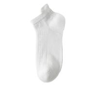 Fluffy Socks 1 Pair Women Socks Hollow Out Mesh Thin No Odor Solid Color High Elasticity Anti Breathable Soft Absorption Anti Shrink Sports Cotton Socks GirlFriend Gifts (White, One Size)