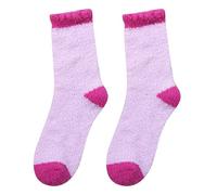 Fluffy Socks Womens Fuzzy Bed Winter Warm Socks Thermal Sleep Soft Plush Fleece-Lined For Cold Nights, Cosy Sleeping Wear At Home, Lounging Nighttime Comfort (Light pink,One Size)