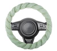 Fluffy Steering Wheel Covers,Non Slip Soft Furry Plush Winter Warm Vehicle Car Steering Wheel Protector Universal Automotive Steering Wheel Cover Plush Steering Wheel Cover Fit 37-39cm (green)