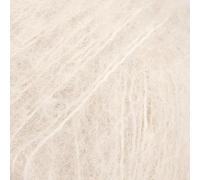 Fluffy Superfine Alpaca and Silk Yarn, Drops Brushed Alpaca Silk, Light and Warm 0.9 oz 153 Yards per Ball (40 Marzipan)