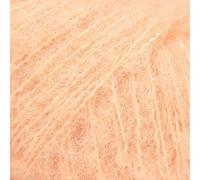 Fluffy Superfine Alpaca and Silk Yarn, Drops Brushed Alpaca Silk, Light and Warm 0.9 oz 153 Yards per Ball (37 Sweet Apricot)