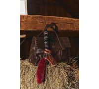 Fluffy Tail Bag Charm at Free People in Burgundy - female