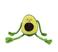 FLUFFY TAIL Squeaky Dog Toys to Keep Them Busy Squeaky Dog Toys with Soft Fabric, for Small, Medium, and Large Dogs for Daily Interaction, Companion Training 1Pcs (Avocado)