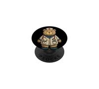 Fluffy Teddy Bear Nurse Doc Costume for Man and Woman PopSockets Adhesive PopGrip