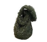 Fluffy Tote Bag Winter Fluffy Shoulder Bag Tote For Women Trendy Retro Style Texture Leisure Commuter Bucket(Green)