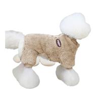 Fluffy Velvet Pajamas for Dogs - Thermal Pet Clothes for Dogs | Winter Pajamas for Small Medium Large Dogs | Warm Puppy Jumpsuit, Cozy Cat Clothes for Walking, Sleeping