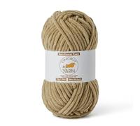 Fluffy Velvet Yarn for Crocheting, Chunky Chenille Baby Blanket Yarn for Crocheting, Soft Fuzzy Puzzle Yarn for Knitting, 50g/1.77oz Bulky Thick Amigurumi Crochet Yarns(Deep Khaki)
