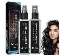 Fluffy Volumizing Hair Spray - Instntaeous Natural Plant Protein Hair Thickening Spray,Moisturizing Curl-Presenting Sprays,Volume &Hair Thickener Hairspray,Extra-Volume,Non Greasy & Non Sticky (2 Pcs)