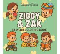 Fluffy Ziggy & Zak Coloring Book: Cute Adventure Coloring Pages, Kawaii Characters Coloring, Adorable Ziggy and Zak Coloring for Teens and Adults, ... Designs (Fluffy Club Coloring Books)