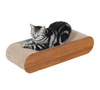 FluffyDream Cat Scratcher Cardboard, Scratching Pad House Bed Furniture Protector, Infinity Shape, Curved