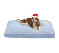 FluffyDream Dog Bed for Medium Dog, Super Soft Pet Bed Mat, Suitable for Dogs Up to 65lbs, 36'' x 27'', Light Blue