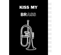 Flugelhorn Sheet Music Notebook: Perfect Gift for Flugelhorn Players: 2 Staves per Page | 100 Pages | 8.5 x 11 inch