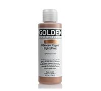 Golden Fluid Acrylic Paint – Copper Light Fine Iridescent – 119 ml (4 oz)