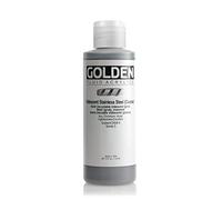 Golden : Fluid : Acrylic Paint : 119ml (4oz) : Stainless Steel Coarse Iridescent