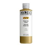 Golden : Fluid : Acrylic Paint : 236ml (8oz) : Nickel Azo Yellow