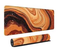 Fluid Art Mousepad Large 800x400mm XL Mouse Mat with Vibrant Liquid Flow Design Micro-Weave Cloth Surface Precision Control Non-Slip Base for Laptop Computer Work and Home Office Setup