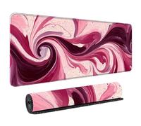 Fluid Art Mousepad Large 800x400mm XL Mouse Mat with Vibrant Liquid Flow Design Micro-Weave Cloth Surface Precision Control Non-Slip Base for Laptop Computer Work and Home Office Setup