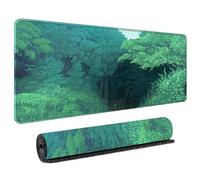 Fluid Art Mousepad Large 800x400mm XL Mouse Mat with Vibrant Liquid Flow Design Micro-Weave Cloth Surface Precision Control Non-Slip Base for Laptop Computer Work and Home Office Setup