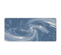 Fluid Art Mousepad Large 800x400mm XL Mouse Mat with Vibrant Liquid Flow Design Micro-Weave Cloth Surface Precision Control Non-Slip Base for Laptop Computer Work and Home Office Setup
