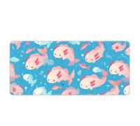 Fluid Art Mousepad Large 800x400mm XL Mouse Mat with Vibrant Liquid Flow Design Micro-Weave Cloth Surface Precision Control Non-Slip Base for Laptop Computer Work and Home Office Setup