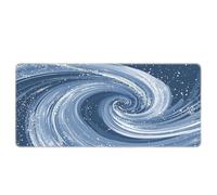 Fluid Art Mousepad Large 800x400mm XL Mouse Mat with Vibrant Liquid Flow Design Micro-Weave Cloth Surface Precision Control Non-Slip Base for Laptop Computer Work and Home Office Setup