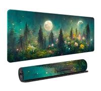 Fluid Art Mousepad Large 800x400mm XL Mouse Mat with Vibrant Liquid Flow Design Micro-Weave Cloth Surface Precision Control Non-Slip Base for Laptop Computer Work and Home Office Setup