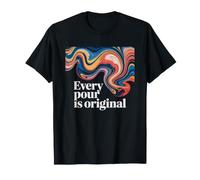Fluid Art Paint Splash Pour Painter Original Graphic Acrylic T-Shirt