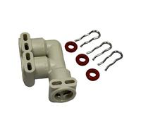Fluid Connector F-Form 66821 for Jura Thermoblock 2003,Fully Automatic Coffee Machine Water line, steam Connection Joint (Applicable to a Variety of Kitchen appliances)