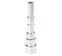 Fluid Coupling Adapter with Nickel-Plated, Adaptor | Coupling Socket and Stepped Plug, Toolless Fluid Component Changes, Defined Brass Body Construction with Wrench