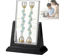 Fluid Dynamics Demonstration Model, Unidirectional Flow Hourglass STEM Physics Kit with 137.5° Bifurcation Angle and 7-Level Channel for Labs and Classrooms