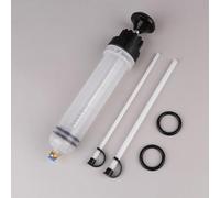 Fluid Extractor & Fill Pump for Automotive Use - Oil Syringe with Hose & Extension Tubes Fluid Syringe Pump Manual Suction Vacuum Fuel Car Transfer for Easy Oil Change