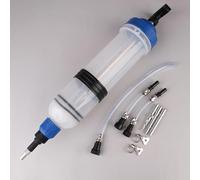 Fluid Extractor & Fill Pump for Automotive Use - Oil Syringe with Hose & Extension Tubes Fluid Syringe Pump Manual Suction Vacuum Fuel Car Transfer for Easy Oil Change