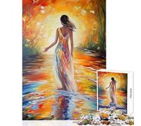 Fluid Femininity Jigsaws 1000 Pieces for Teenagers Stimulate Active Brain And Mind Gentle Relaxing Fun Activity (50X75cm)