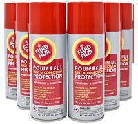 Fluid Film Rust & Corrosion Protection, Metal Surface Penetrant & Lubricant, Marine, Automotive, Industrial, Home, 11.75 Oz Aerosol Spray (Pack of 6)