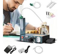 Fluid Glue Dispenser, Semi-Automatic 0.001ml with Foot Pedal & Digital Display, Adjustable Mini Dispensing Amount, Durable for Packaging & Appliances