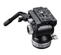 Fluid Head for Video Camera Tripod, Max Balance Load 3kg, Max Fixed Load 10kg, Weight 1.3kg, Diameter 70mm, 3/8" Mounting Hole, Height 130mm (BV-15)