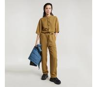 Fluid Jumpsuit - Beige - Women M